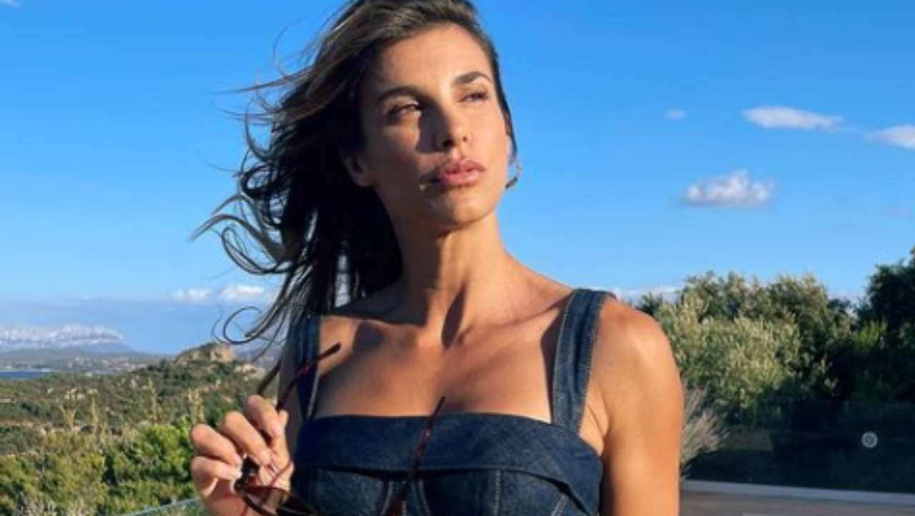 Elisabetta Canalis di profilo