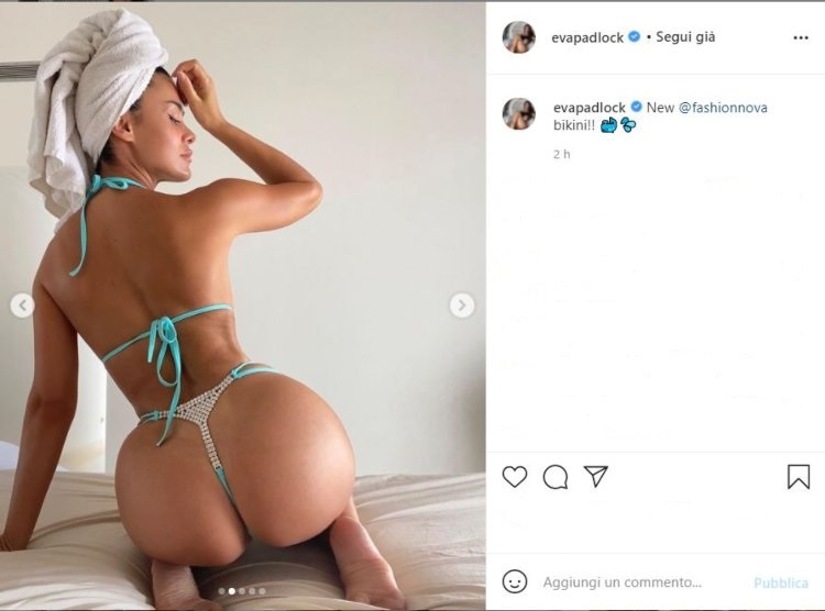 Eva Padlock Bikini Lato Posteriore 