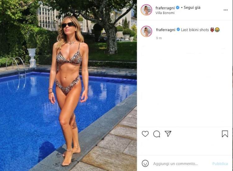 Francesca Ferragni Ultimo Scatto Bikini