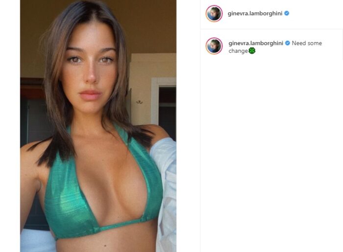 ginevra lambrghini post instagram