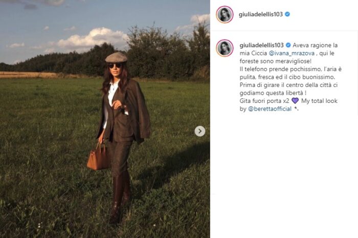 Giulia De Lellis post Instagram