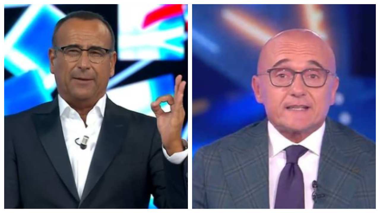 Carlo Conti e Alfonso SIgnorini