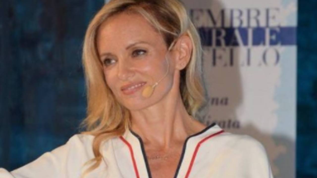 Justine Mattera alla presentazione