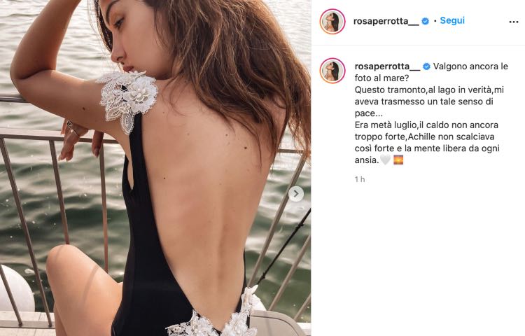 Post Instagram Rosa Perrotta