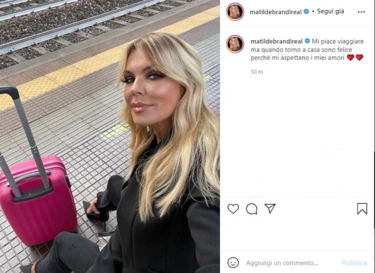 Matilde Brandi Stazione Selfie 