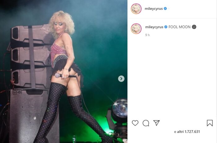 Miley Cyrus post Instagram