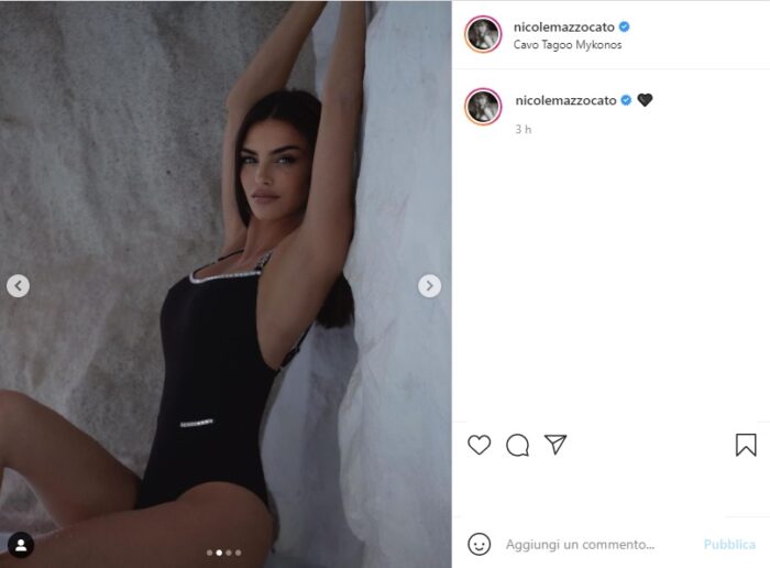 Nicole Mazzocato post Instagram