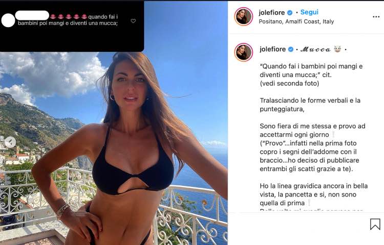 Post Instagram Jolanda De Rienzo