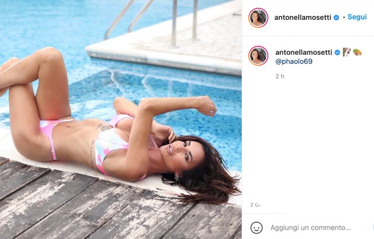 Post Instagram Antonella Mosetti