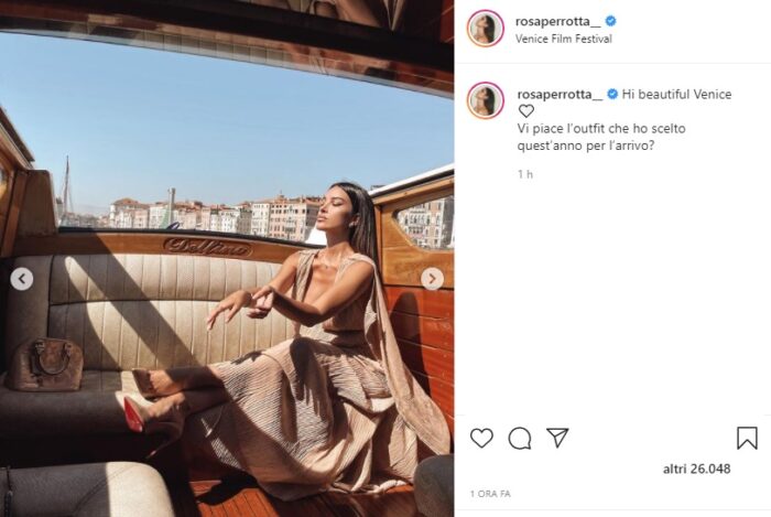 Rosa perrotta post instagram