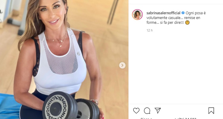 Sabrina Salerno sorriso