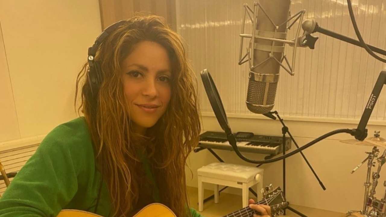 Shakira in sala prove