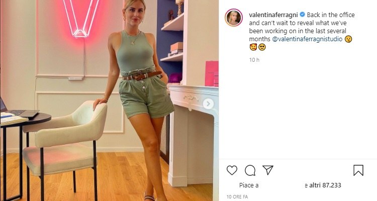 Valentina Ferragni gambe mozzafiato