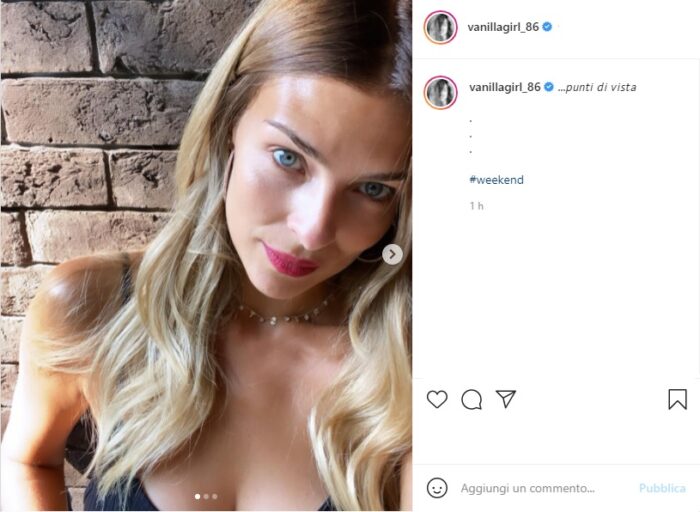 Cristina Chiabotto post Instagram