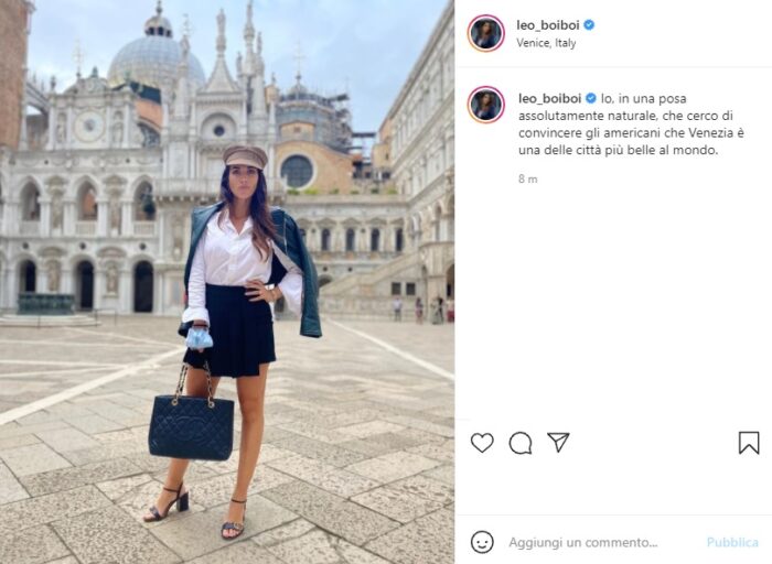 Eleonora Boi post Instagram