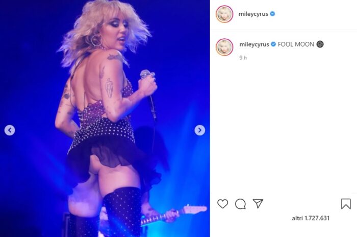 Miley Cyrus post Instagram