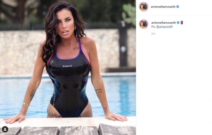 Antonella Mosetti post Instagram