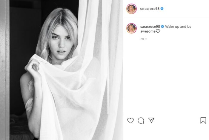 Sara Croce post Instagram