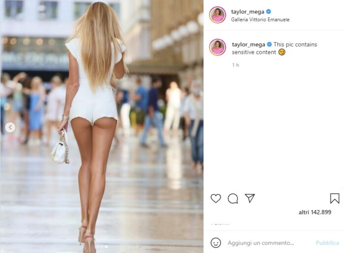Taylor Mega post Instagram