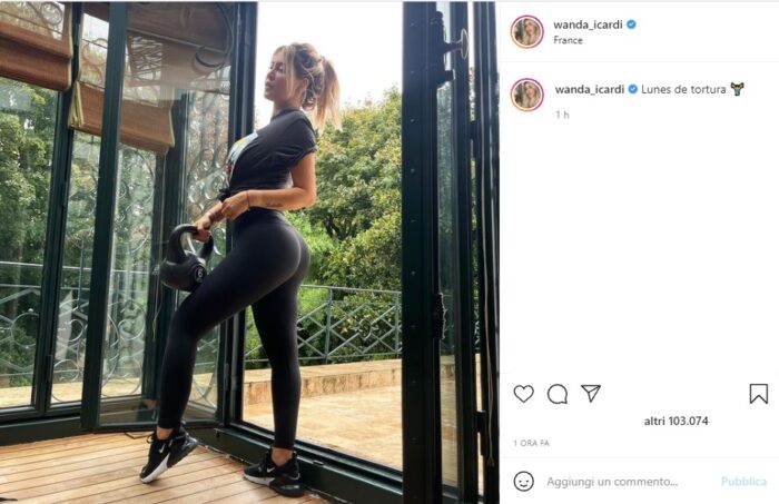 wanda nara post Instagram