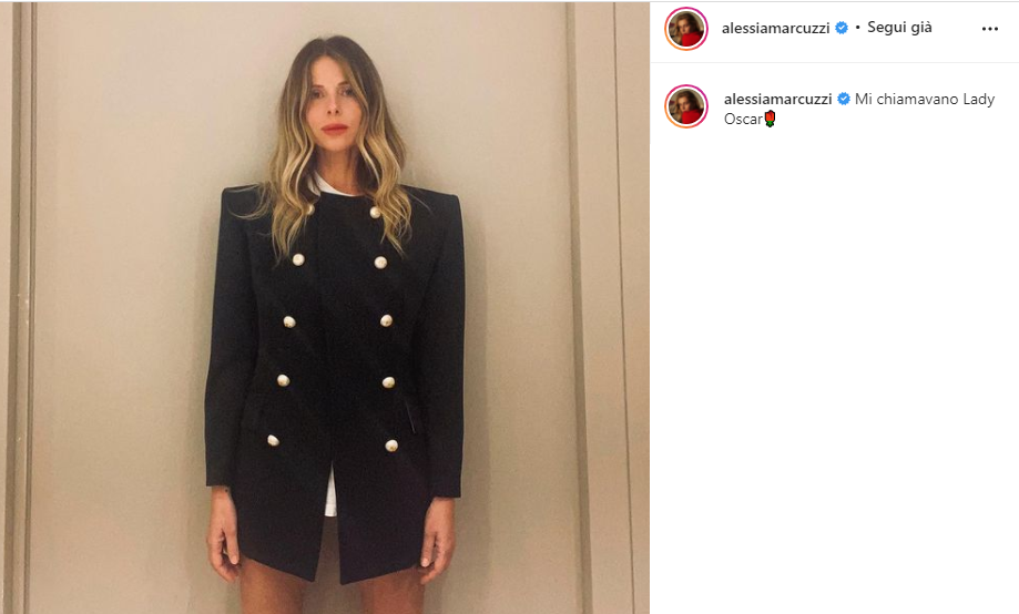 Alessia nei panni di Lady Oscar