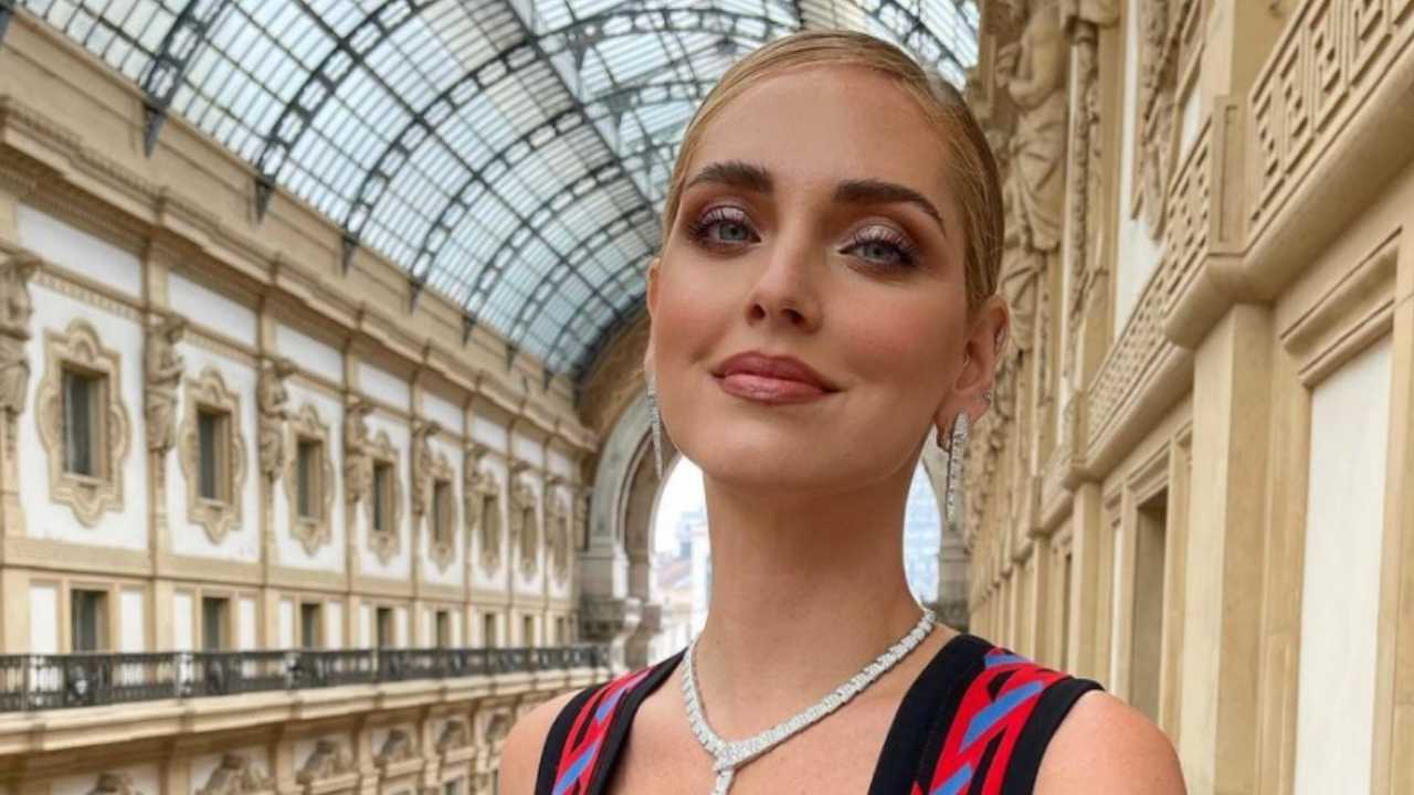 Primo piano di Chiara Ferragni