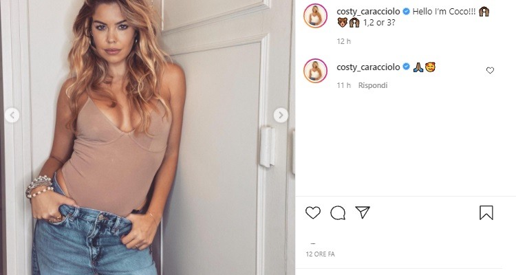 Costanza Caracciolo posa sensuale