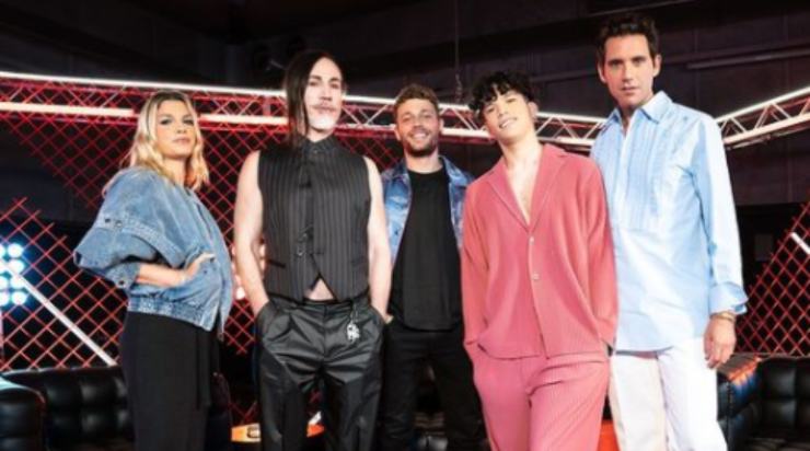 I 4 coach del talent ed il conduttore