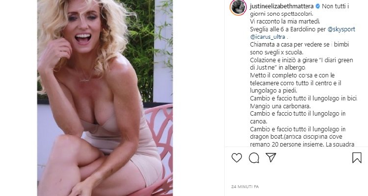 Justine Mattera seducente