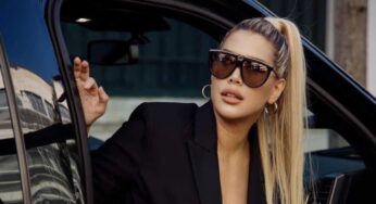 Wanda Nara, la giacca si apre troppo: il reggiseno c’è?