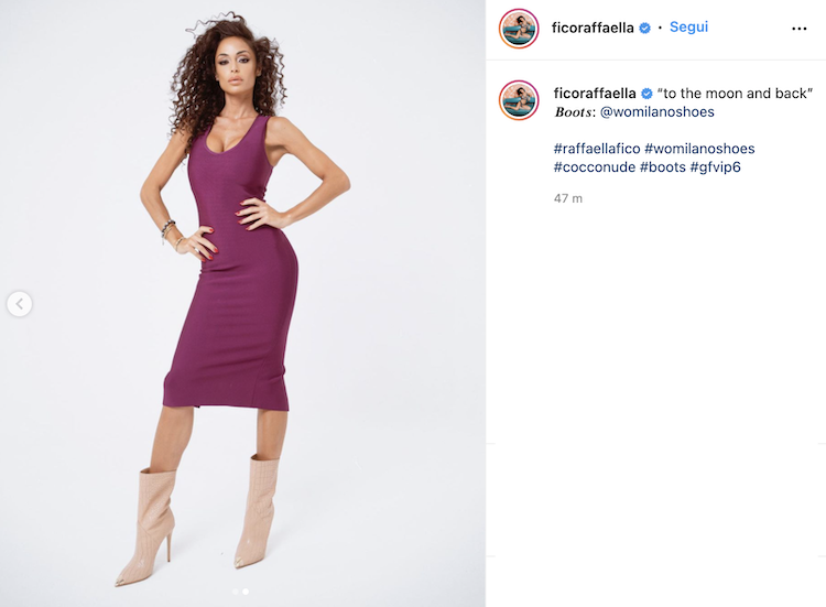 Il post di Raffealla Fico su Instagram
