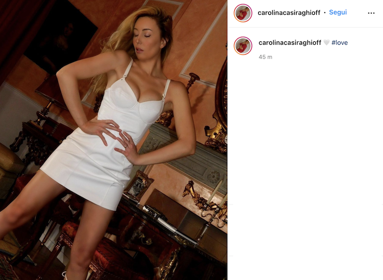 Post Instagram di Carolina Casiraghi