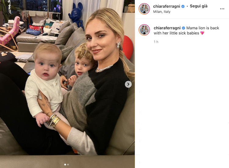 Il post di Chiara Ferragni