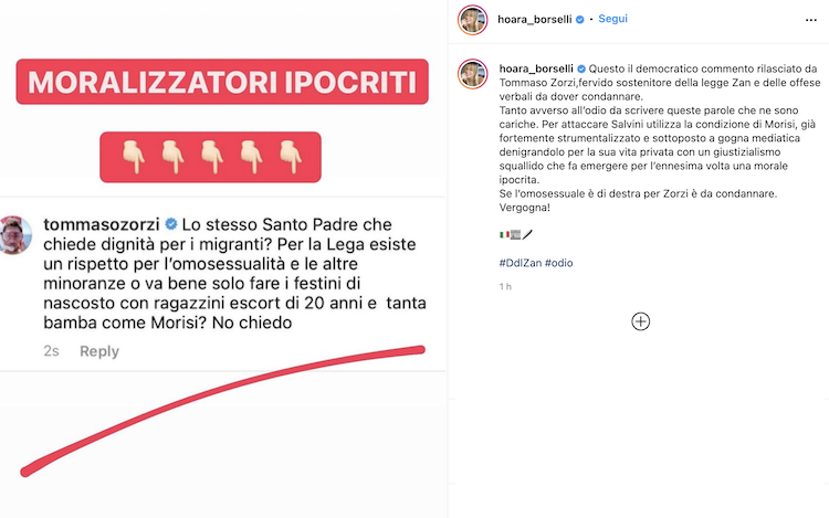Il post di Hoara Borselli