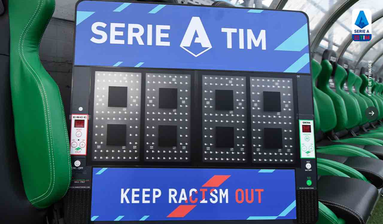 Slogan contro il razzismo, Lega Serie A