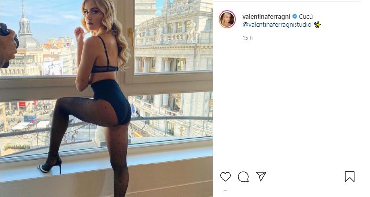 Valentina Ferragni posa sensuale
