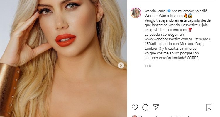 Wanda Nara sguardo travolgente