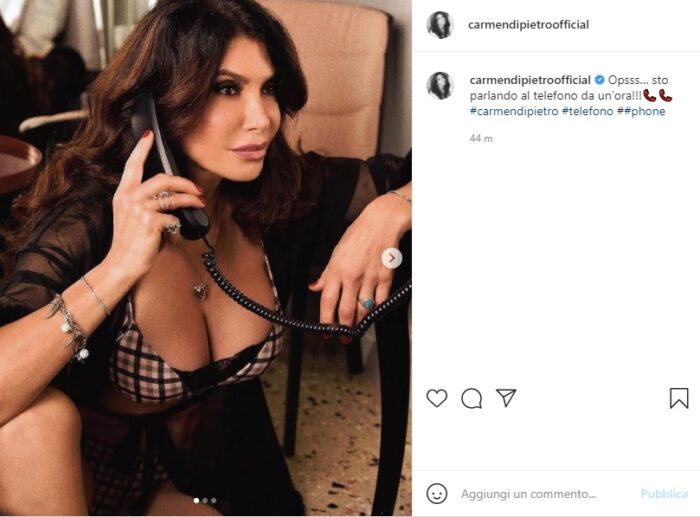 Carmen di Pietro post Instagram