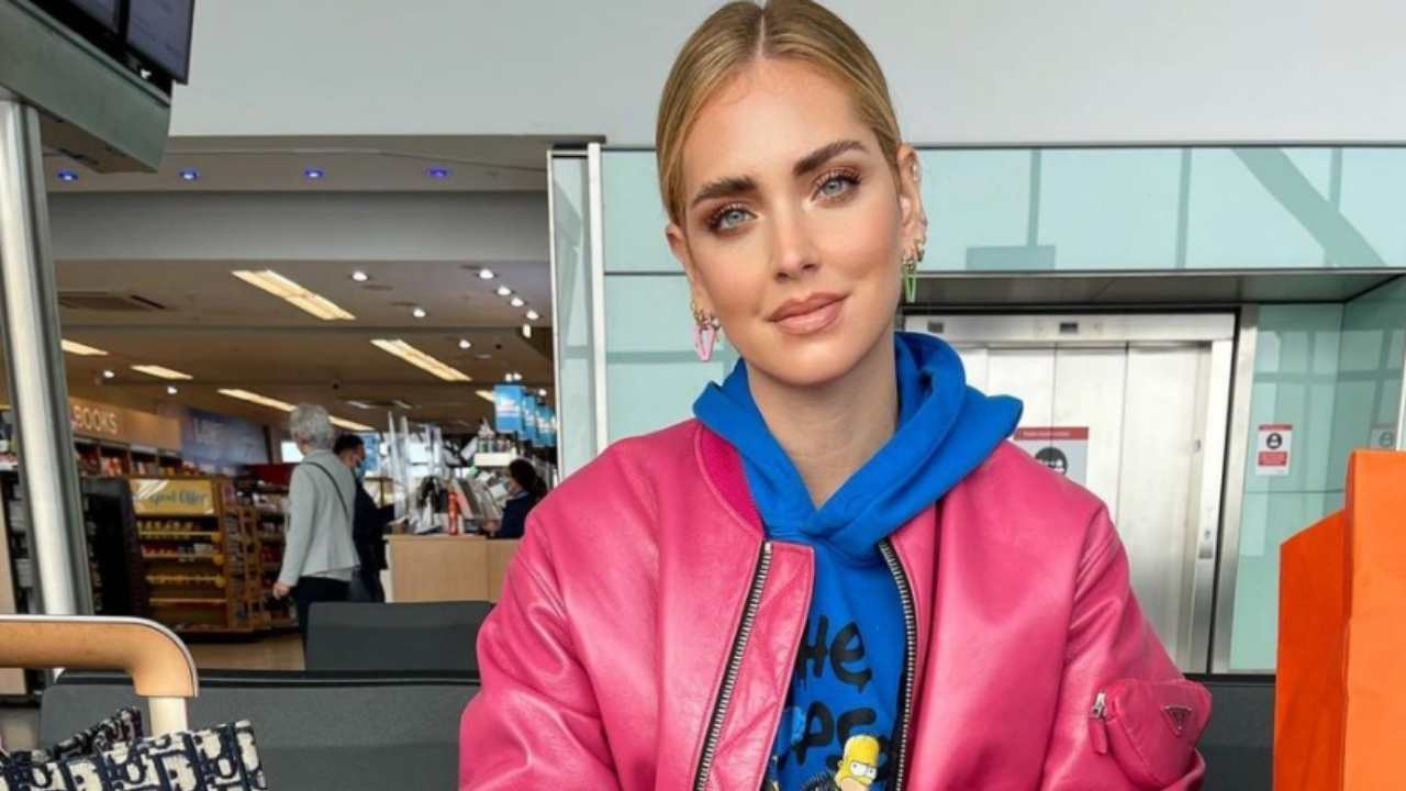 Chiara Ferragni in partenza per Londra