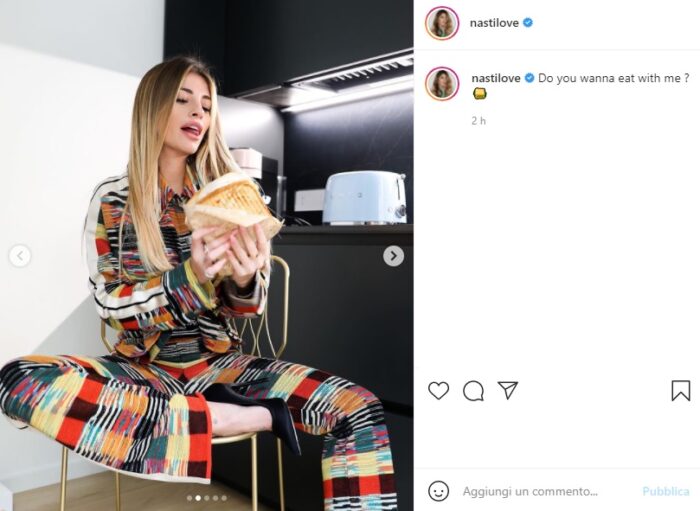 Chiara Nasti post Instagram