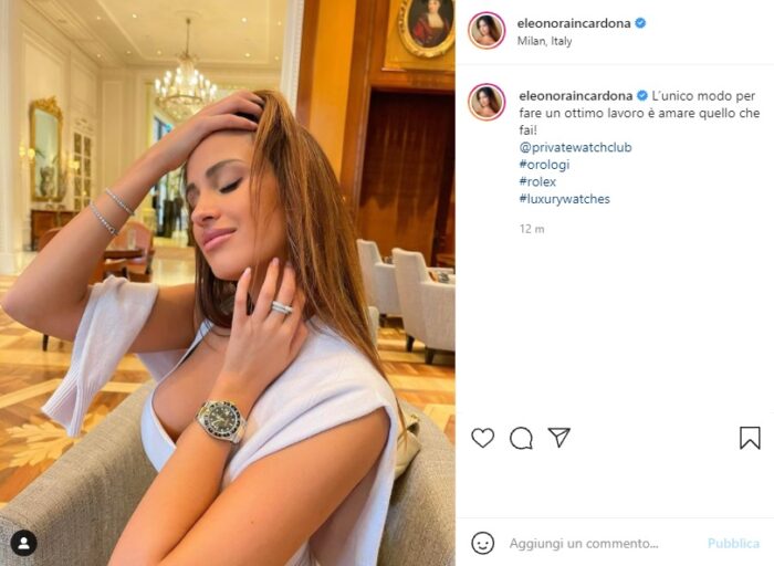eleonora incardona post Instagram