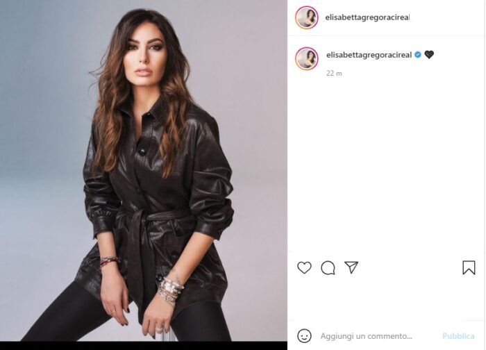 Elisabetta Gregoraci post Instagram
