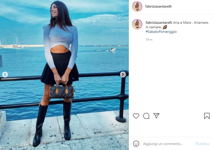 Fabrizia Santarelli post Instagram 