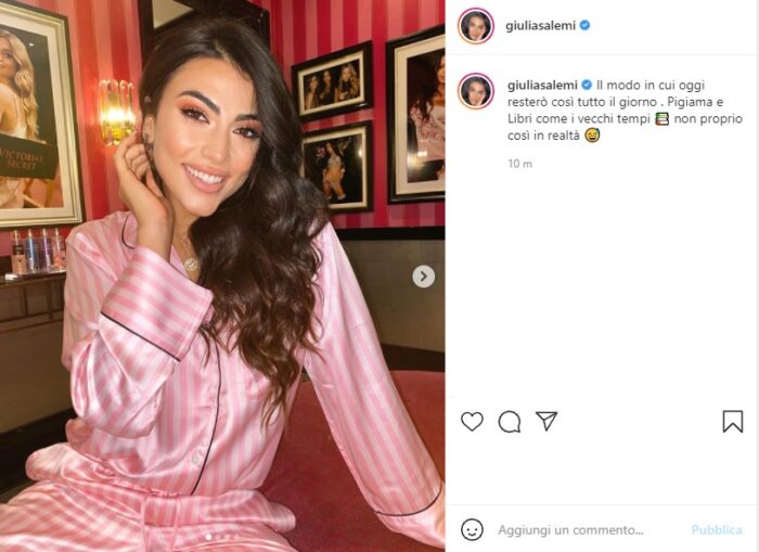 Giulia Salemi post Instagram