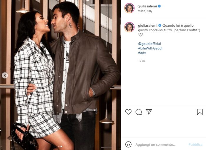 Giulia Salemi post Instagram