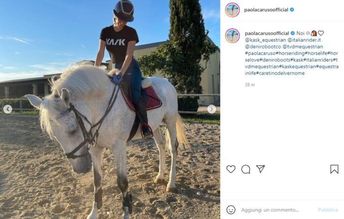 Paola Caruso post Instagram