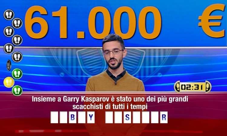 Giovanni Trovato, campione di "A Caduta Libera"