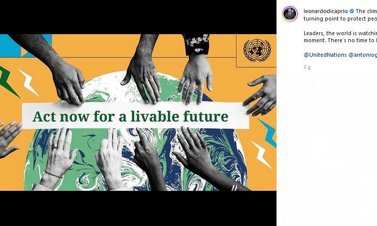 Post Leonardo DiCaprio Cop26
