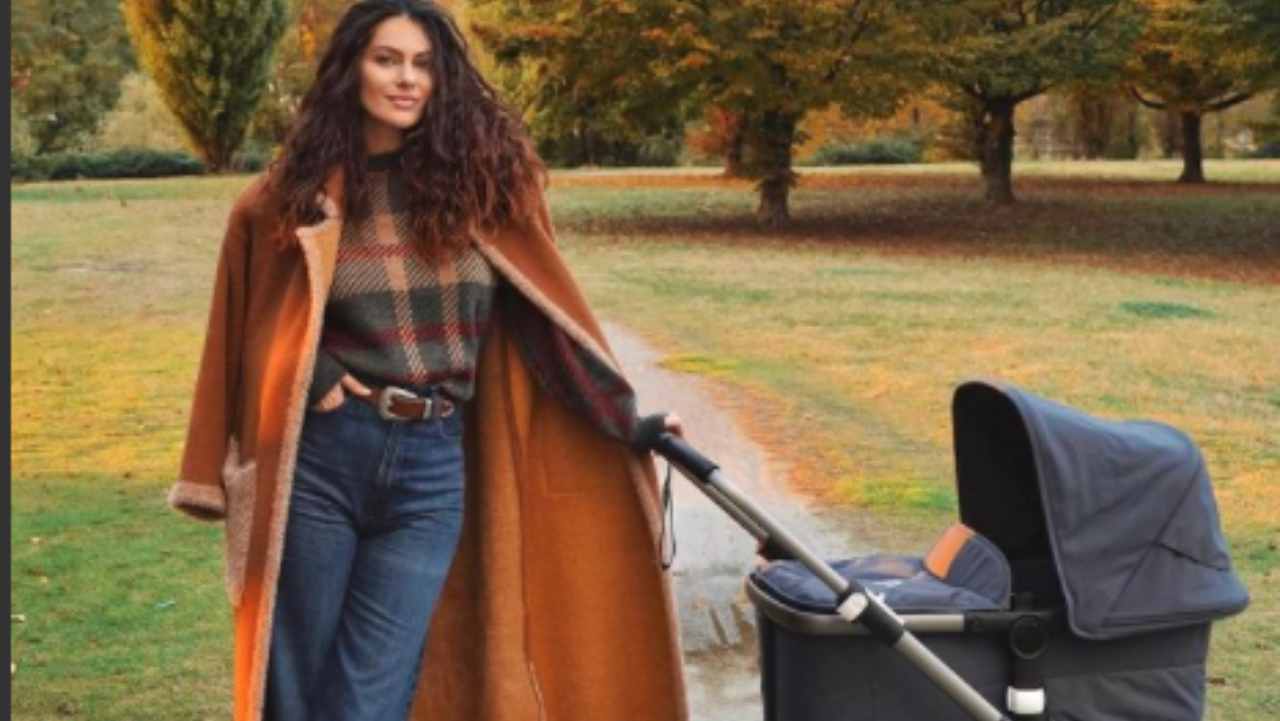 Paola Turani e suo figlio