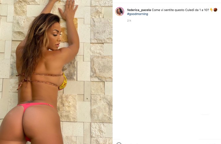 Post Instagram Federica Pacela